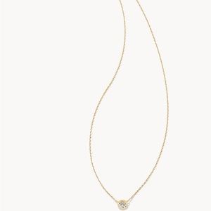 Audrey 14k Yellow Gold Pendant Necklace (Largest Size .25CT)